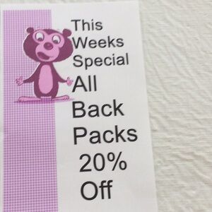 Purple Cartoon Character Poster